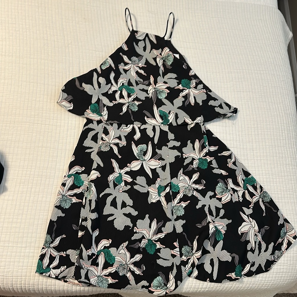 Elliatt Floral Awakening High Neck Halter Dress